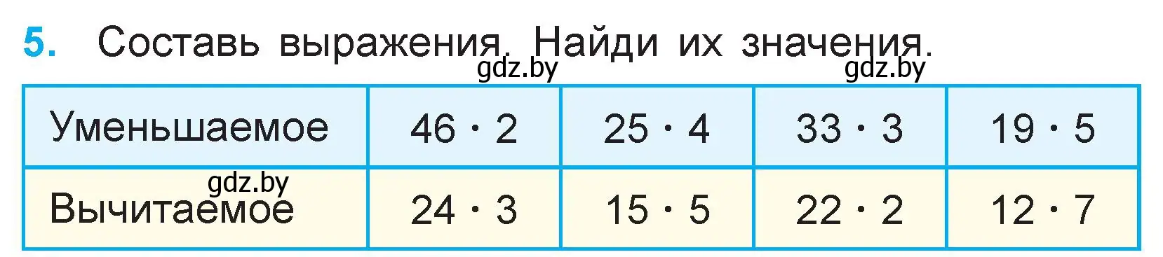 Условие номер 5 (страница 88) гдз по математике 3 класс Муравьева, Урбан, учебник 1 часть