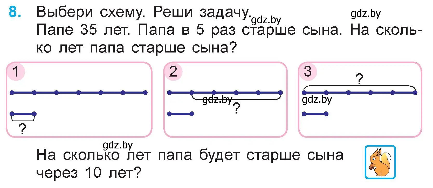 Условие номер 8 (страница 99) гдз по математике 3 класс Муравьева, Урбан, учебник 1 часть