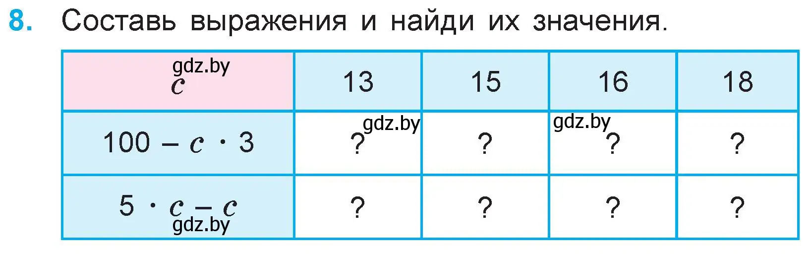 Условие номер 8 (страница 127) гдз по математике 3 класс Муравьева, Урбан, учебник 1 часть