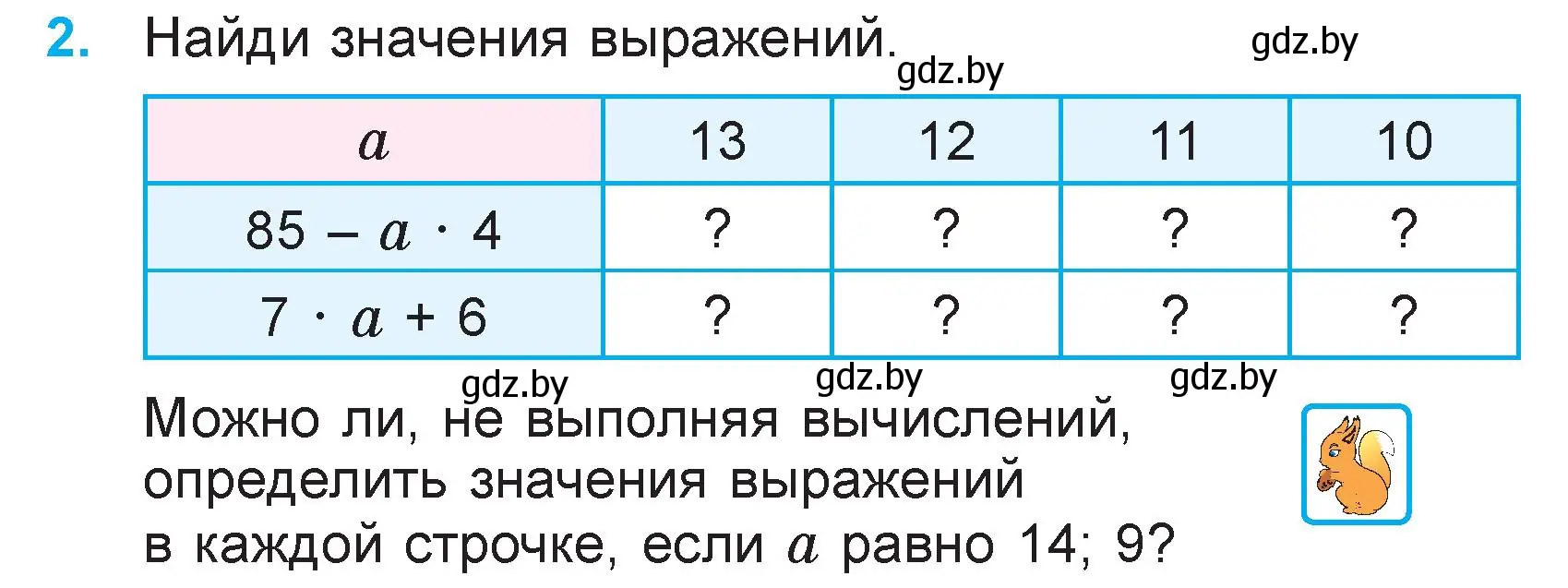 Условие номер 2 (страница 19) гдз по математике 3 класс Муравьева, Урбан, учебник 2 часть