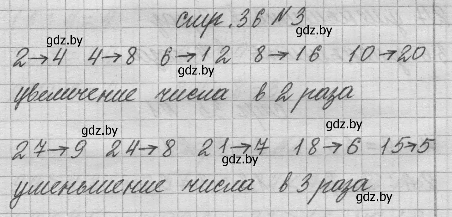 Решение 2. номер 3 (страница 36) гдз по математике 3 класс Муравьева, Урбан, учебник 1 часть