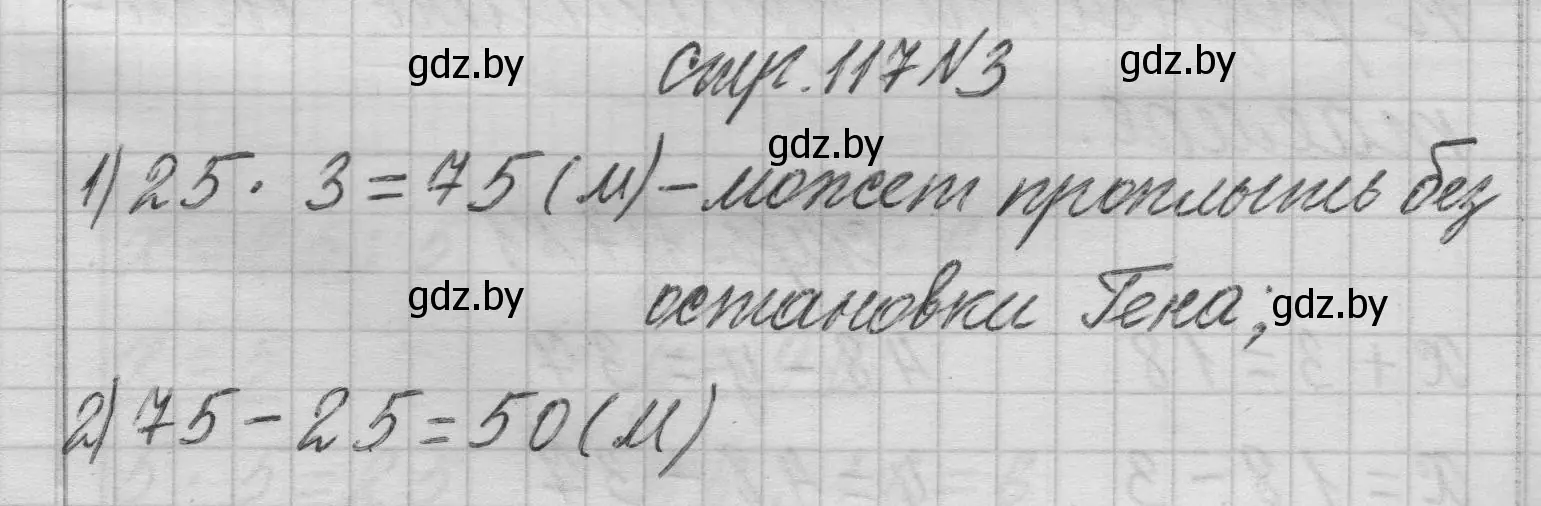 Решение 2. номер 3 (страница 117) гдз по математике 3 класс Муравьева, Урбан, учебник 1 часть