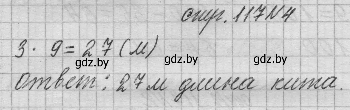 Решение 2. номер 4 (страница 117) гдз по математике 3 класс Муравьева, Урбан, учебник 1 часть