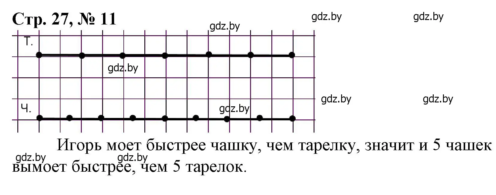 Решение 3. номер 11 (страница 27) гдз по математике 3 класс Муравьева, Урбан, учебник 1 часть