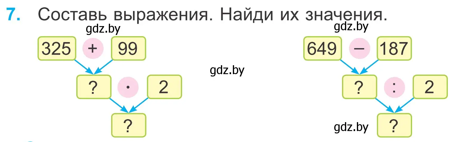 Условие номер 7 (страница 36) гдз по математике 4 класс Муравьева, Урбан, учебник 1 часть