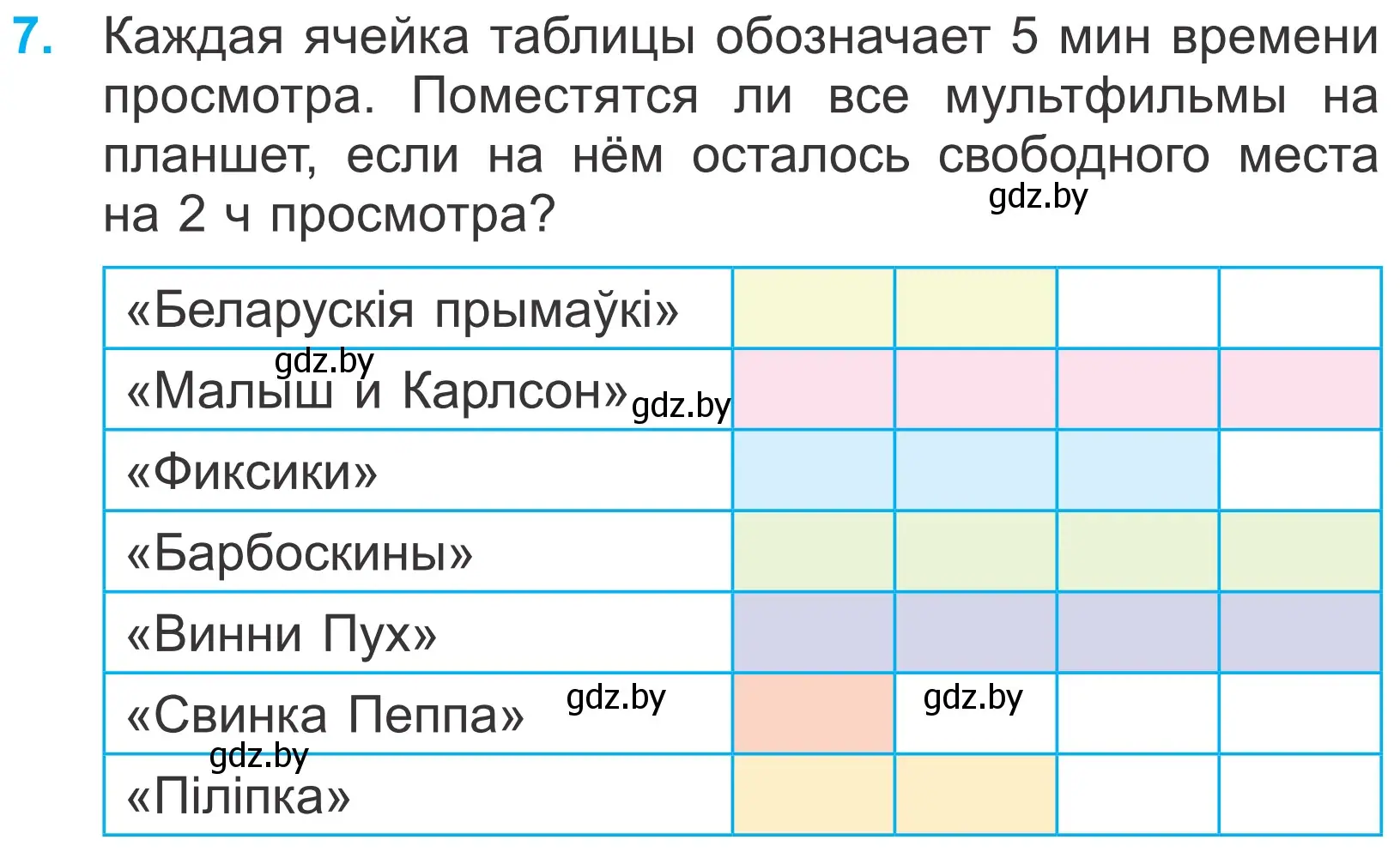 Условие номер 7 (страница 39) гдз по математике 4 класс Муравьева, Урбан, учебник 1 часть