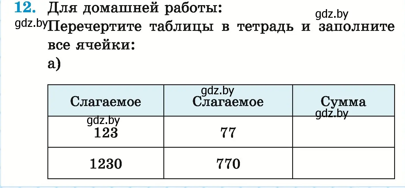 Условие номер 12 (страница 6) гдз по математике 5 класс Герасимов, Пирютко, учебник 1 часть