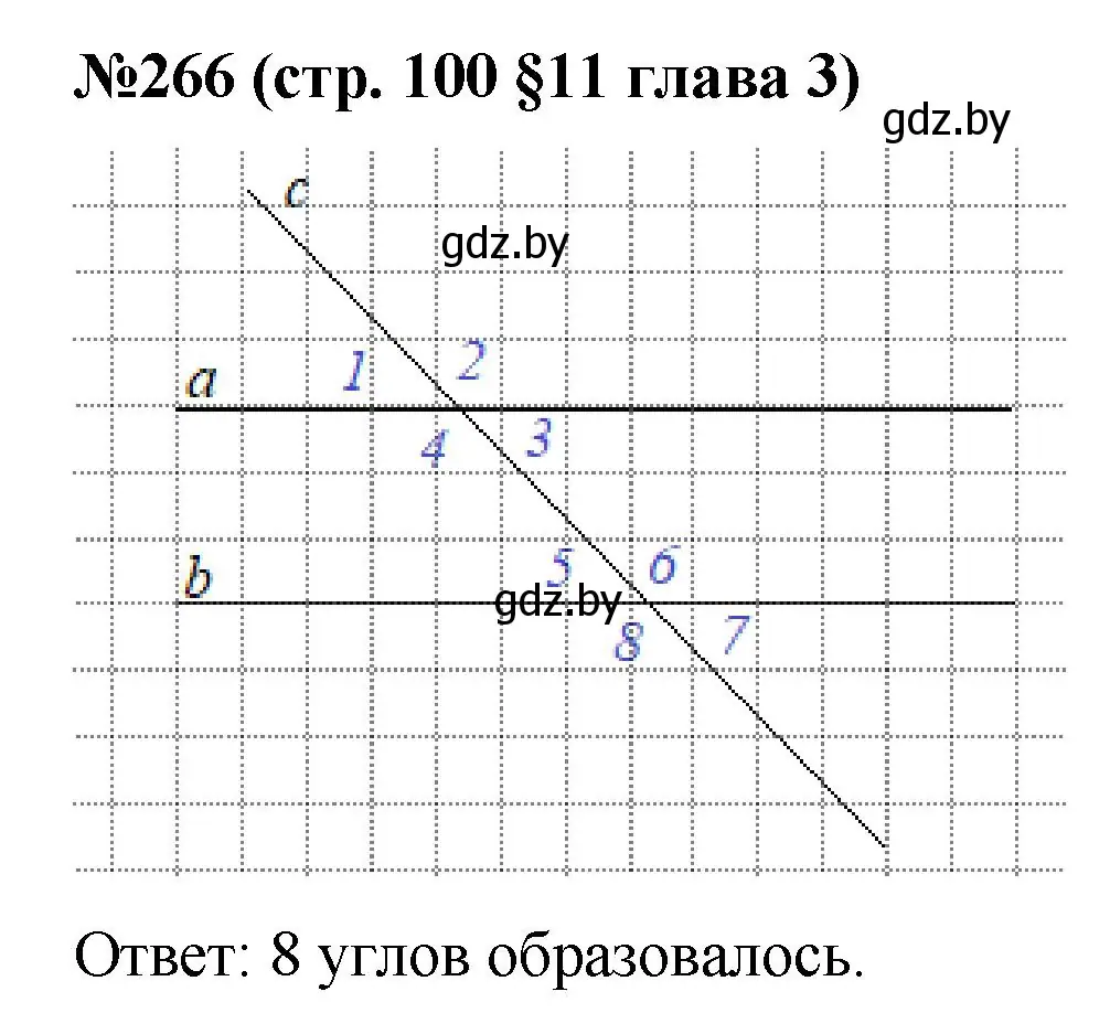 Решение номер 266 (страница 100) гдз по математике 5 класс Герасимов, Пирютко, учебник 2 часть