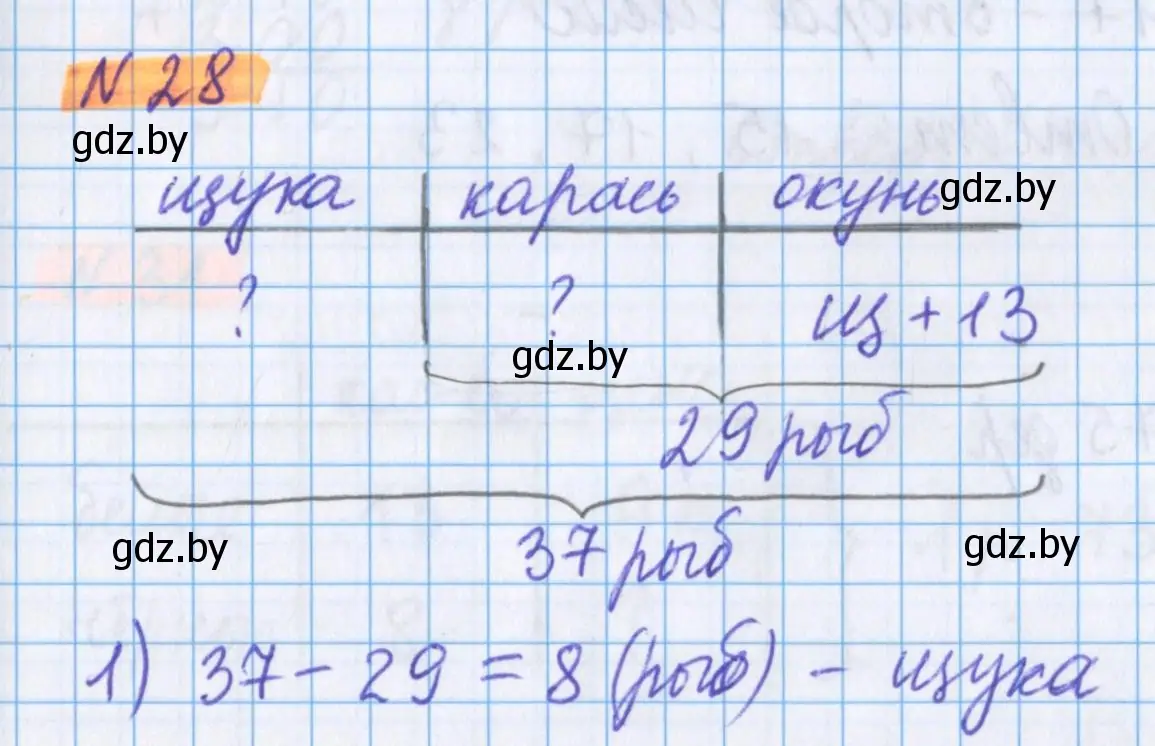 Решение 2. номер 28 (страница 21) гдз по математике 5 класс Герасимов, Пирютко, учебник 1 часть