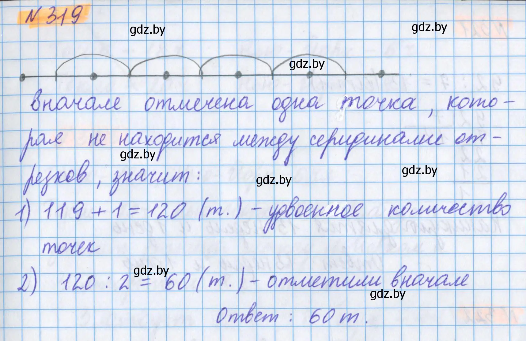 Решение 2. номер 319 (страница 115) гдз по математике 5 класс Герасимов, Пирютко, учебник 1 часть