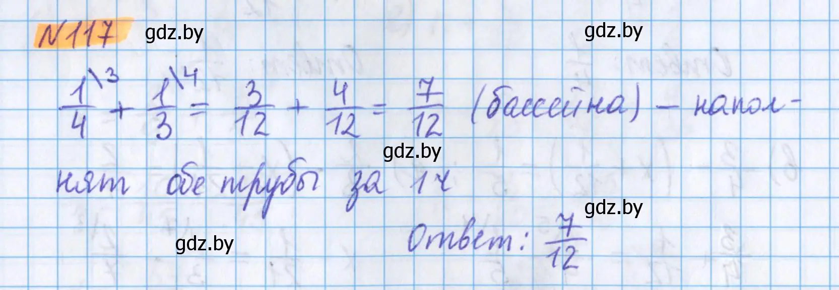 Решение 2. номер 117 (страница 48) гдз по математике 5 класс Герасимов, Пирютко, учебник 2 часть