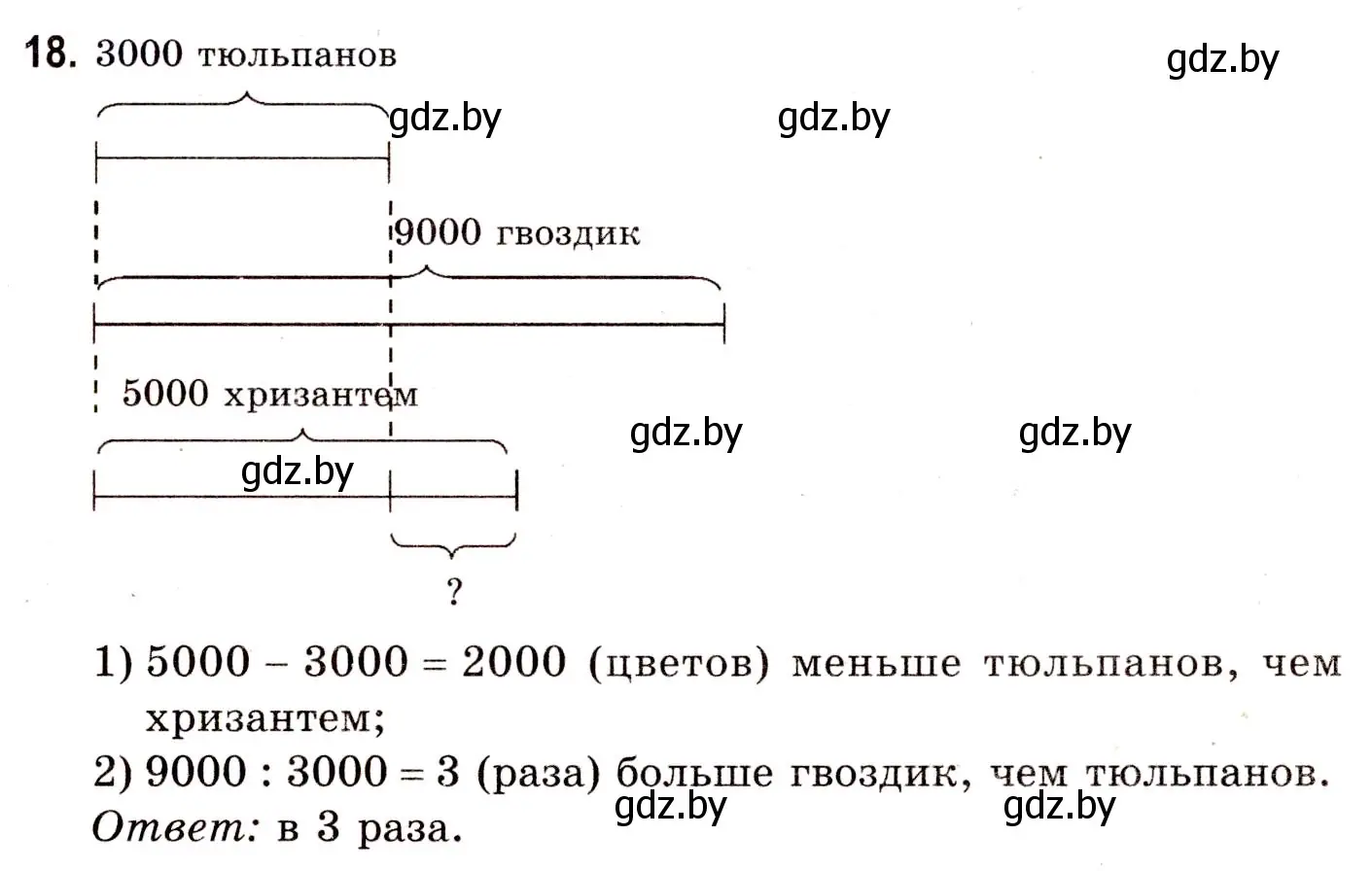 Решение 3. номер 18 (страница 20) гдз по математике 5 класс Герасимов, Пирютко, учебник 1 часть