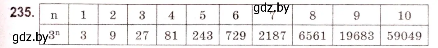 Решение 3. номер 235 (страница 87) гдз по математике 5 класс Герасимов, Пирютко, учебник 1 часть