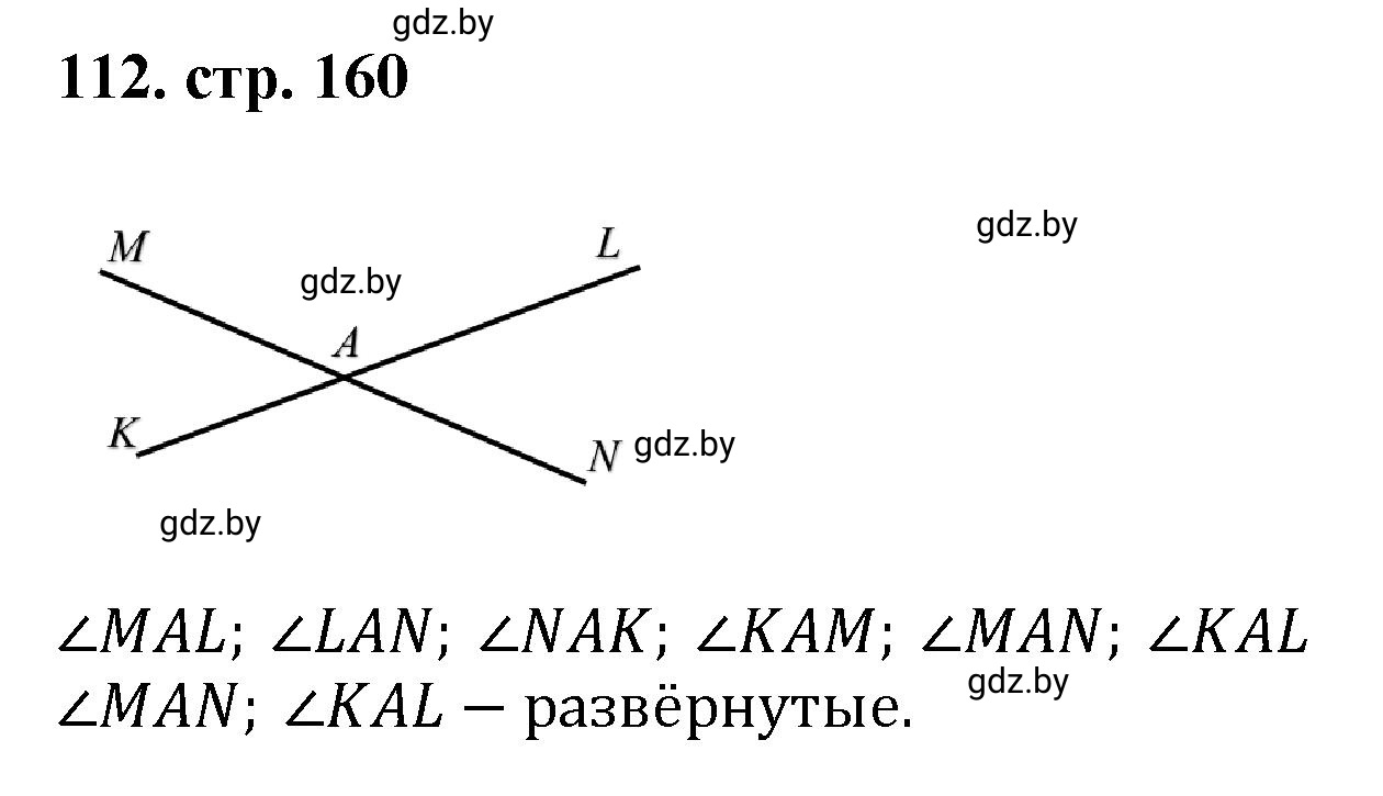 Решение 4. номер 112 (страница 160) гдз по математике 5 класс Герасимов, Пирютко, учебник 1 часть