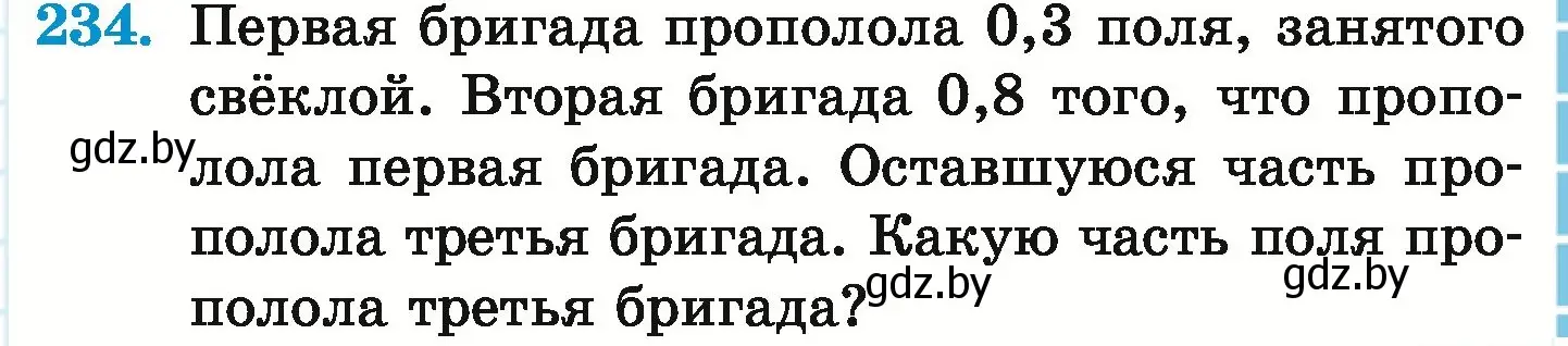 Условие номер 234 (страница 49) гдз по математике 6 класс Герасимов, Пирютко, учебник