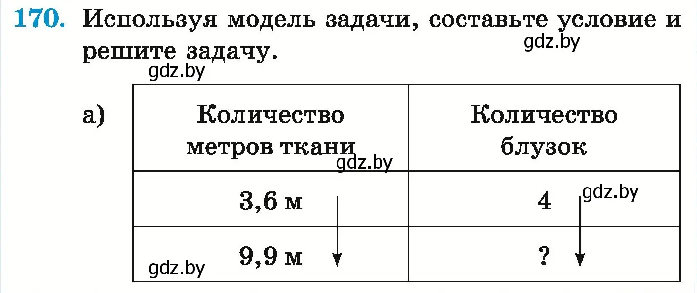 Условие номер 170 (страница 127) гдз по математике 6 класс Герасимов, Пирютко, учебник