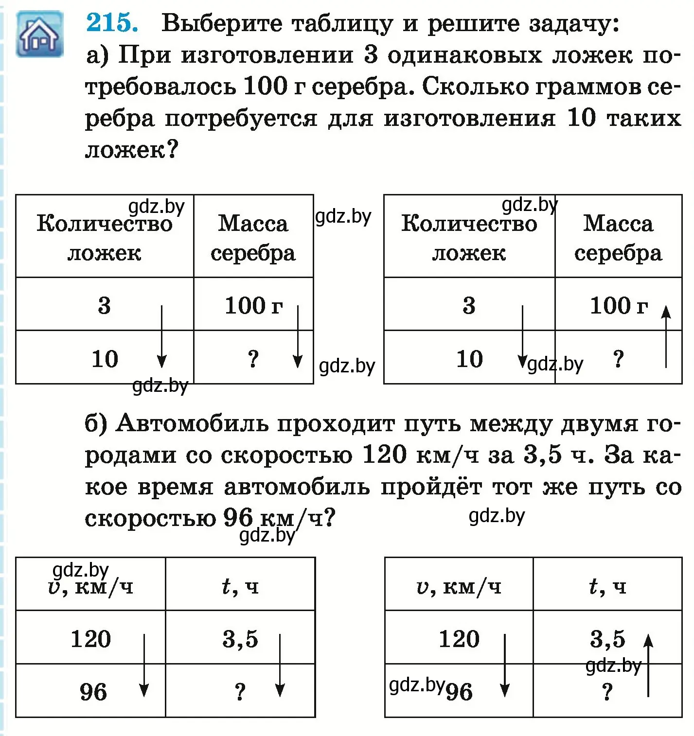 Условие номер 215 (страница 134) гдз по математике 6 класс Герасимов, Пирютко, учебник