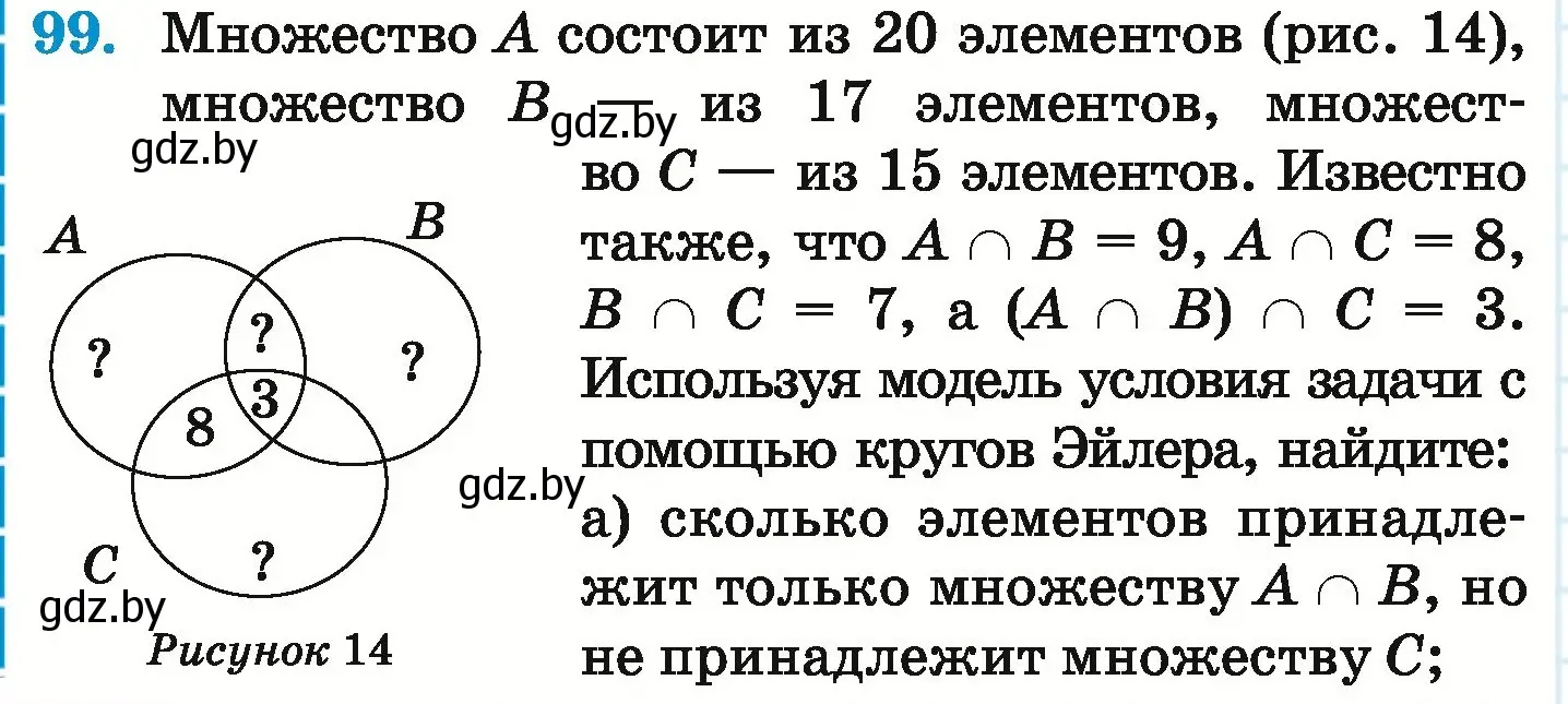 Условие номер 99 (страница 172) гдз по математике 6 класс Герасимов, Пирютко, учебник