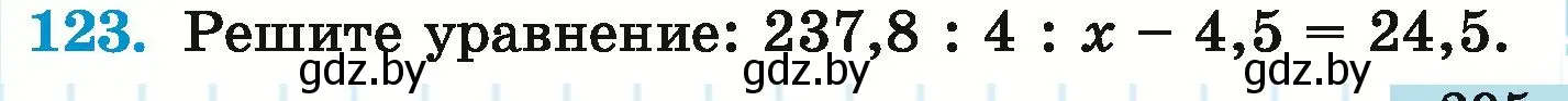 Условие номер 123 (страница 205) гдз по математике 6 класс Герасимов, Пирютко, учебник