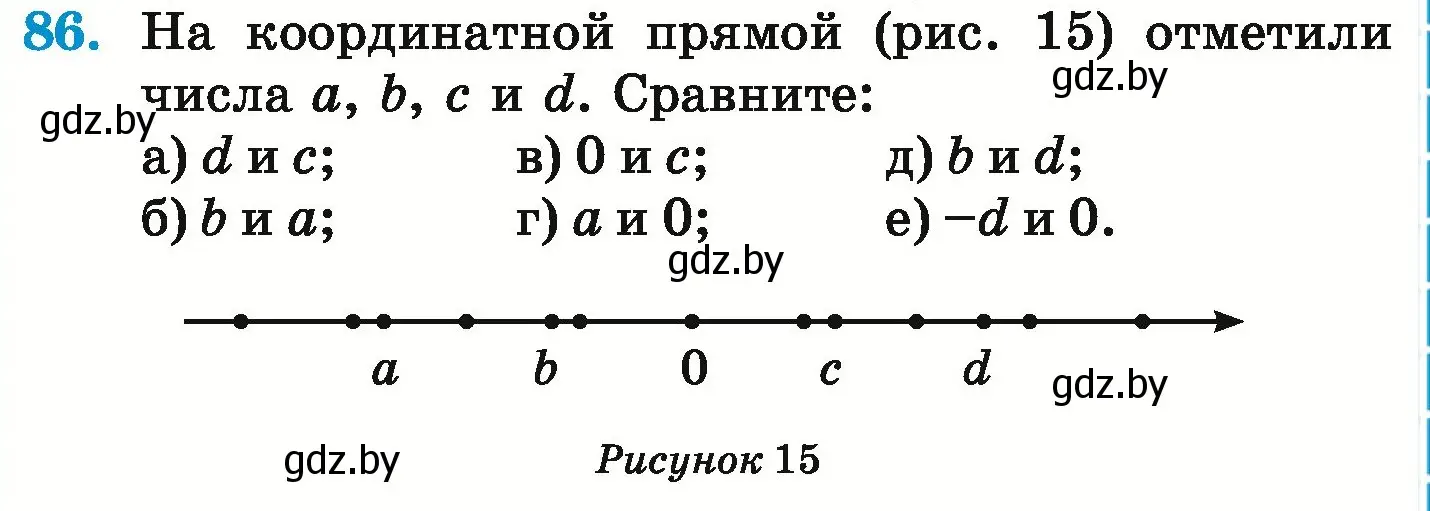 Условие номер 86 (страница 195) гдз по математике 6 класс Герасимов, Пирютко, учебник