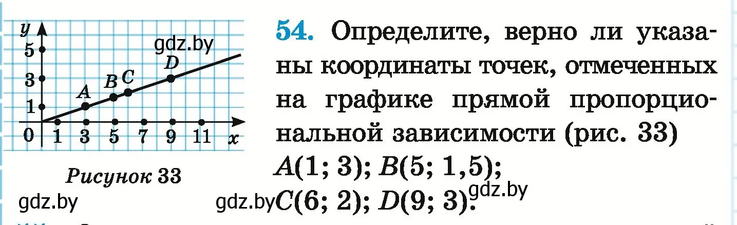 Условие номер 54 (страница 268) гдз по математике 6 класс Герасимов, Пирютко, учебник