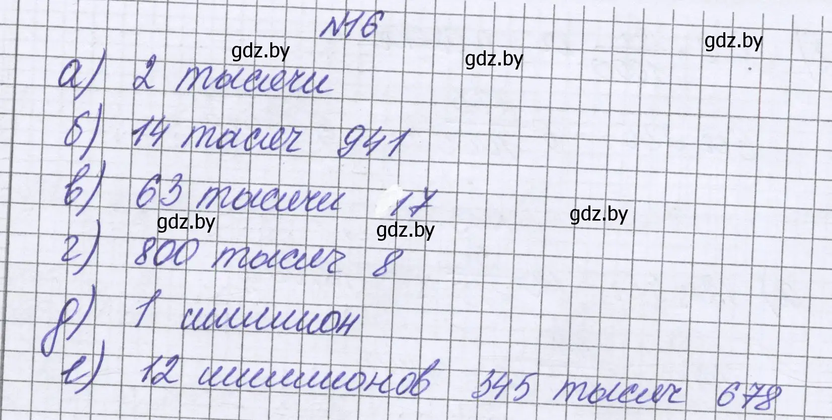 Решение номер 16 (страница 9) гдз по математике 6 класс Герасимов, Пирютко, учебник