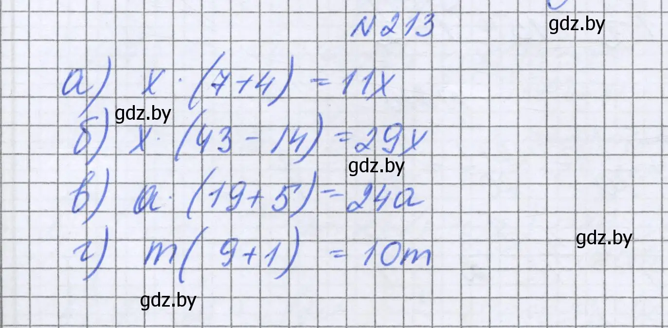 Решение номер 213 (страница 47) гдз по математике 6 класс Герасимов, Пирютко, учебник