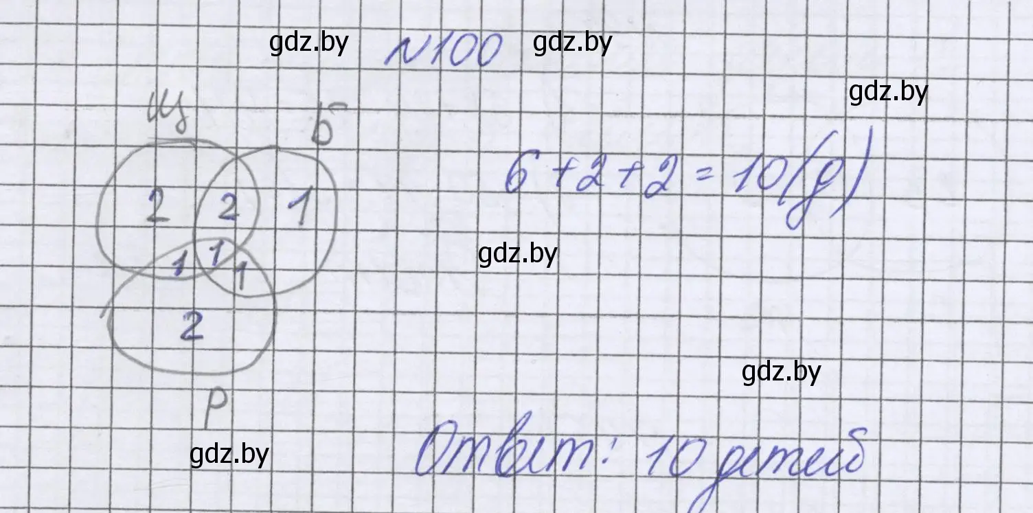 Решение номер 100 (страница 173) гдз по математике 6 класс Герасимов, Пирютко, учебник