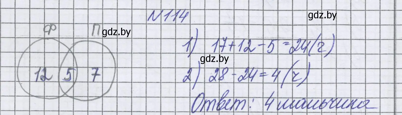 Решение номер 114 (страница 175) гдз по математике 6 класс Герасимов, Пирютко, учебник