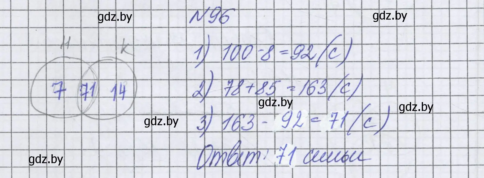 Решение номер 96 (страница 172) гдз по математике 6 класс Герасимов, Пирютко, учебник