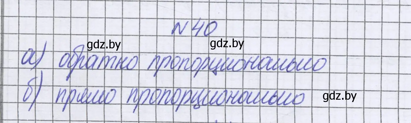 Решение номер 40 (страница 261) гдз по математике 6 класс Герасимов, Пирютко, учебник