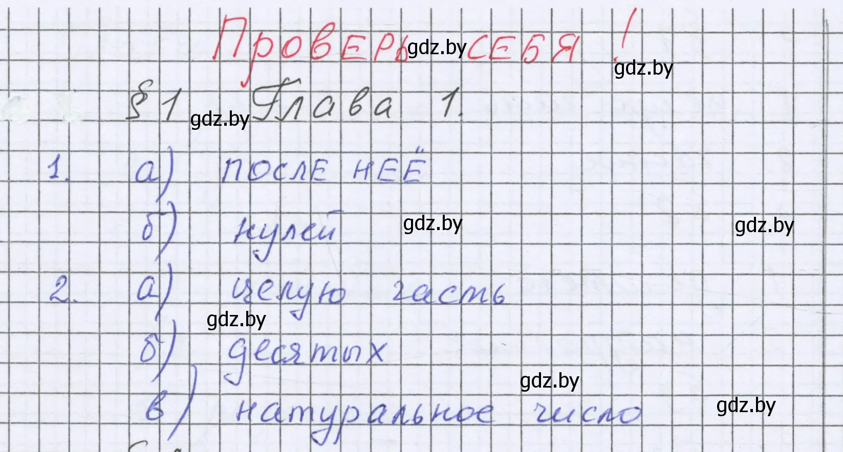 Решение  проверь себя (страница 10) гдз по математике 6 класс Герасимов, Пирютко, учебник