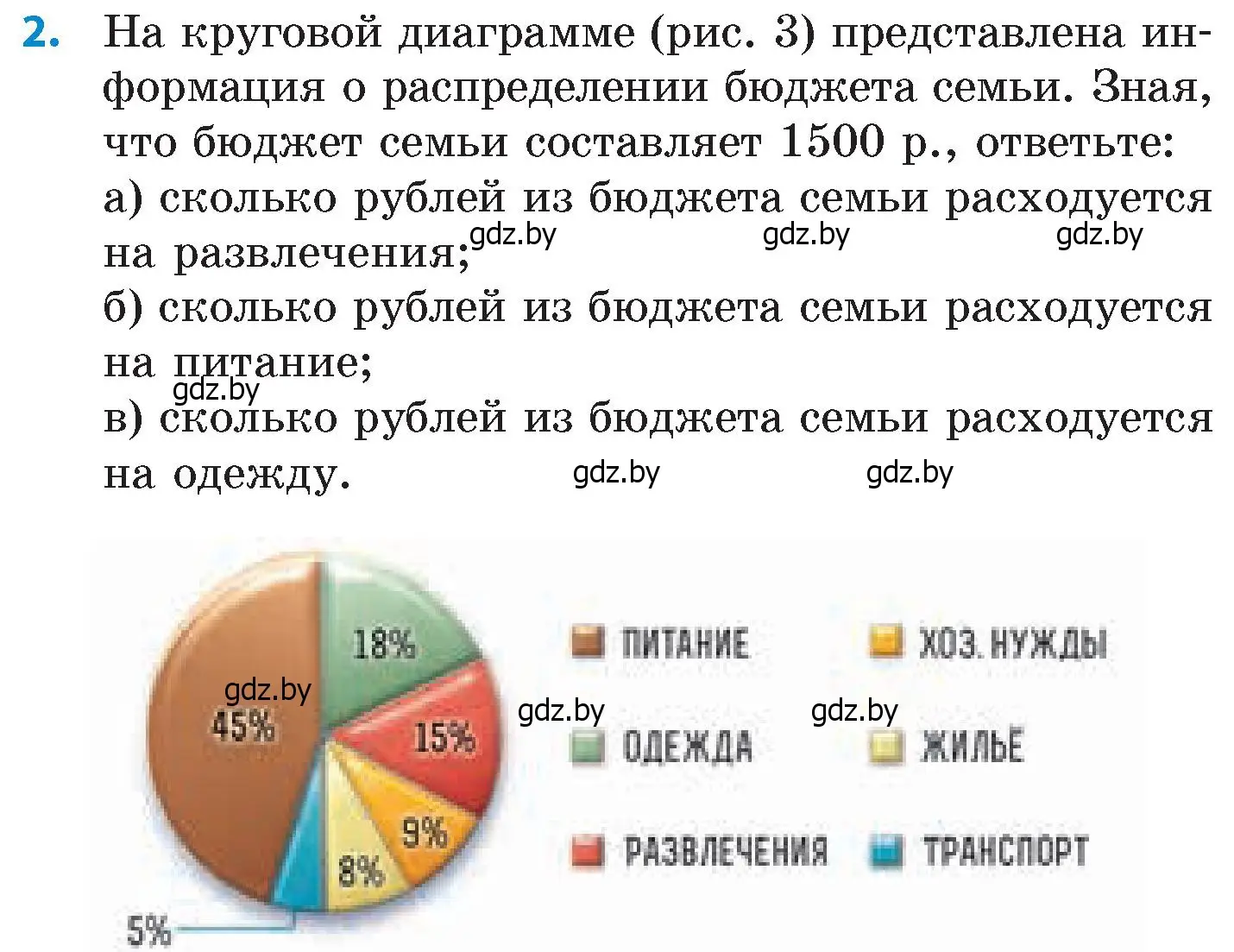 Условие номер 2 (страница 46) гдз по математике 6 класс Пирютко, Терешко, сборник задач