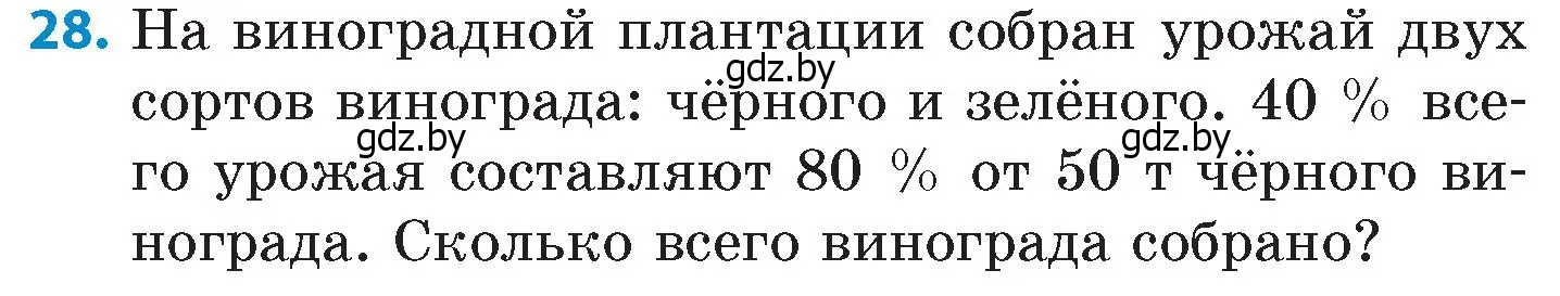 Условие номер 28 (страница 115) гдз по математике 6 класс Пирютко, Терешко, сборник задач