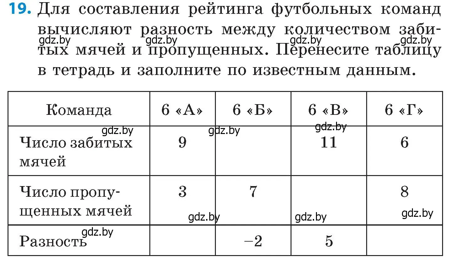 Условие номер 19 (страница 160) гдз по математике 6 класс Пирютко, Терешко, сборник задач