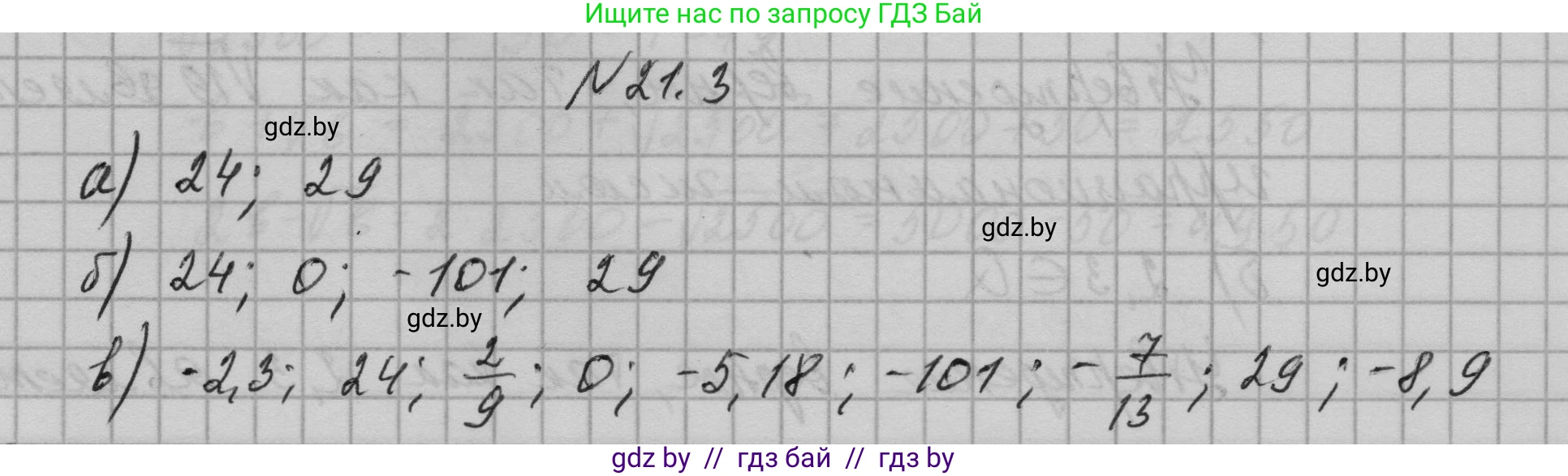 Алгебра, 7-9 класс Сборник задач, авторы: Арефьева Ирина Глебовна, Пирютко Ольга Николаевна, издательство Народная асвета, Минск, 2020, страница 94, номер 21.3, Решение