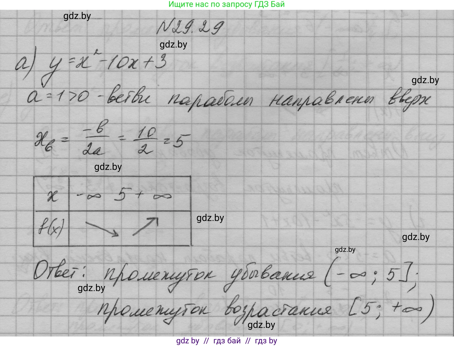 Алгебра, 7-9 класс Сборник задач, авторы: Арефьева Ирина Глебовна, Пирютко Ольга Николаевна, издательство Народная асвета, Минск, 2020, страница 135, номер 29.29, Решение