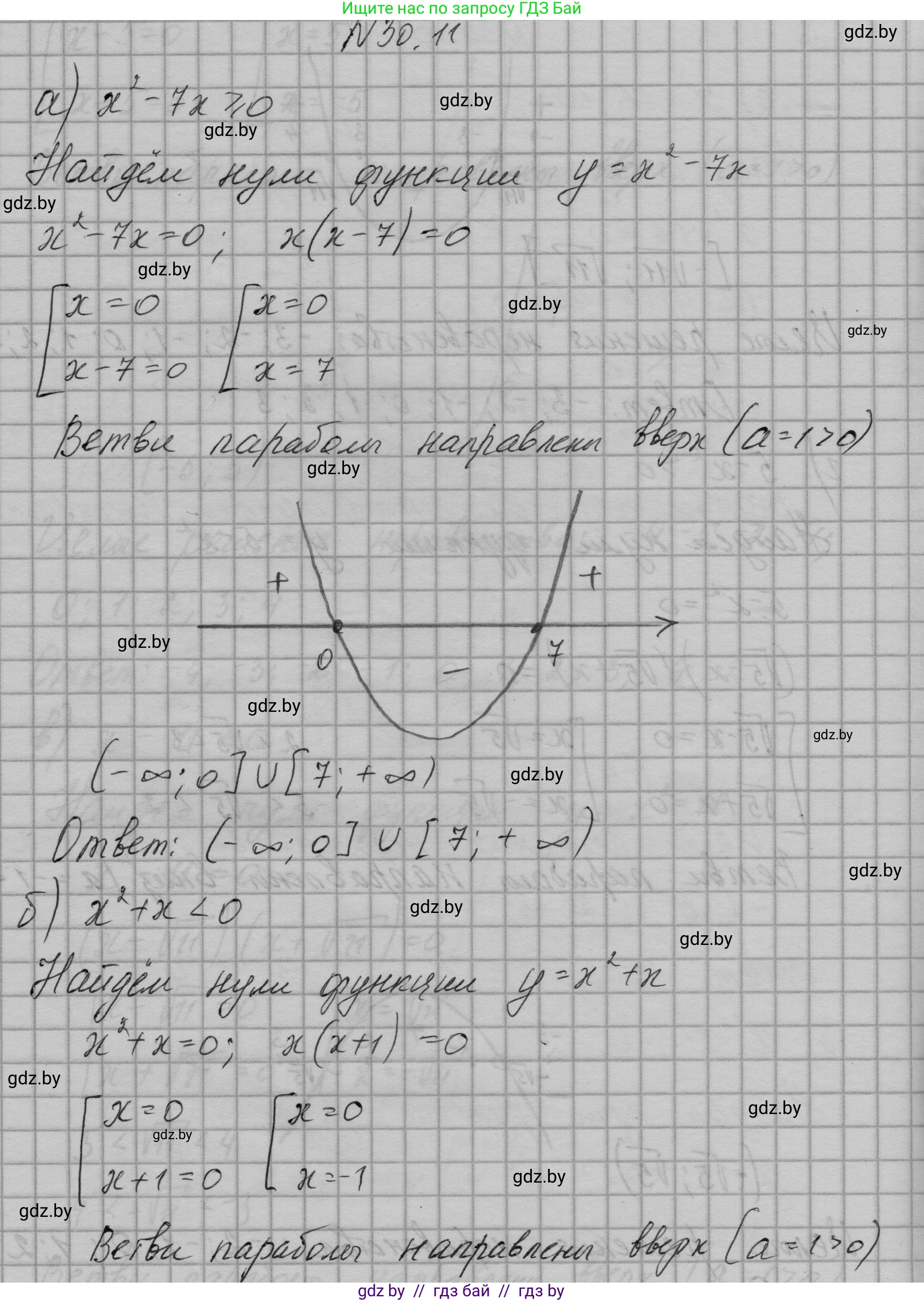 Алгебра, 7-9 класс Сборник задач, авторы: Арефьева Ирина Глебовна, Пирютко Ольга Николаевна, издательство Народная асвета, Минск, 2020, страница 142, номер 30.11, Решение