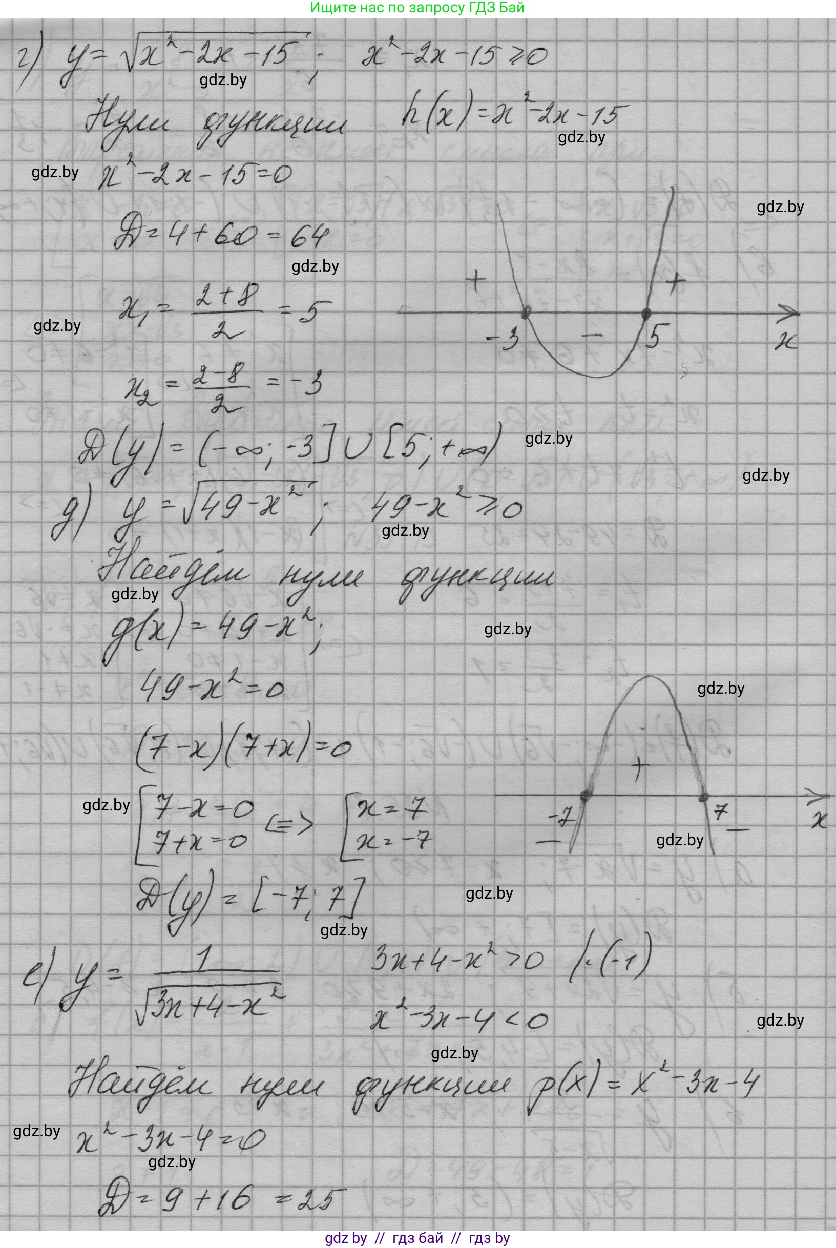 Алгебра, 7-9 класс Сборник задач, авторы: Арефьева Ирина Глебовна, Пирютко Ольга Николаевна, издательство Народная асвета, Минск, 2020, страница 173, номер 35.14, Решение (продолжение 2)