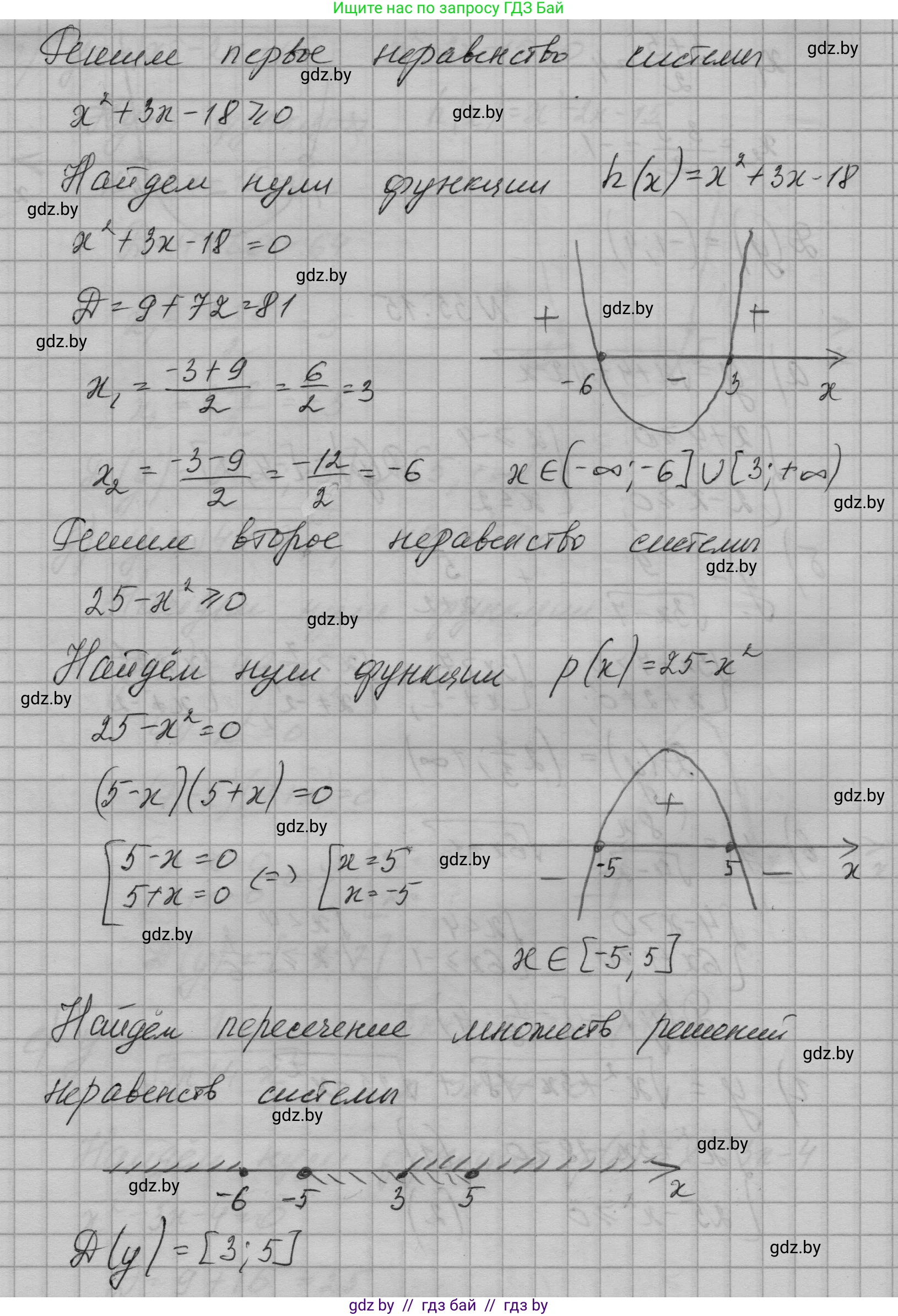 Алгебра, 7-9 класс Сборник задач, авторы: Арефьева Ирина Глебовна, Пирютко Ольга Николаевна, издательство Народная асвета, Минск, 2020, страница 173, номер 35.15, Решение (продолжение 2)