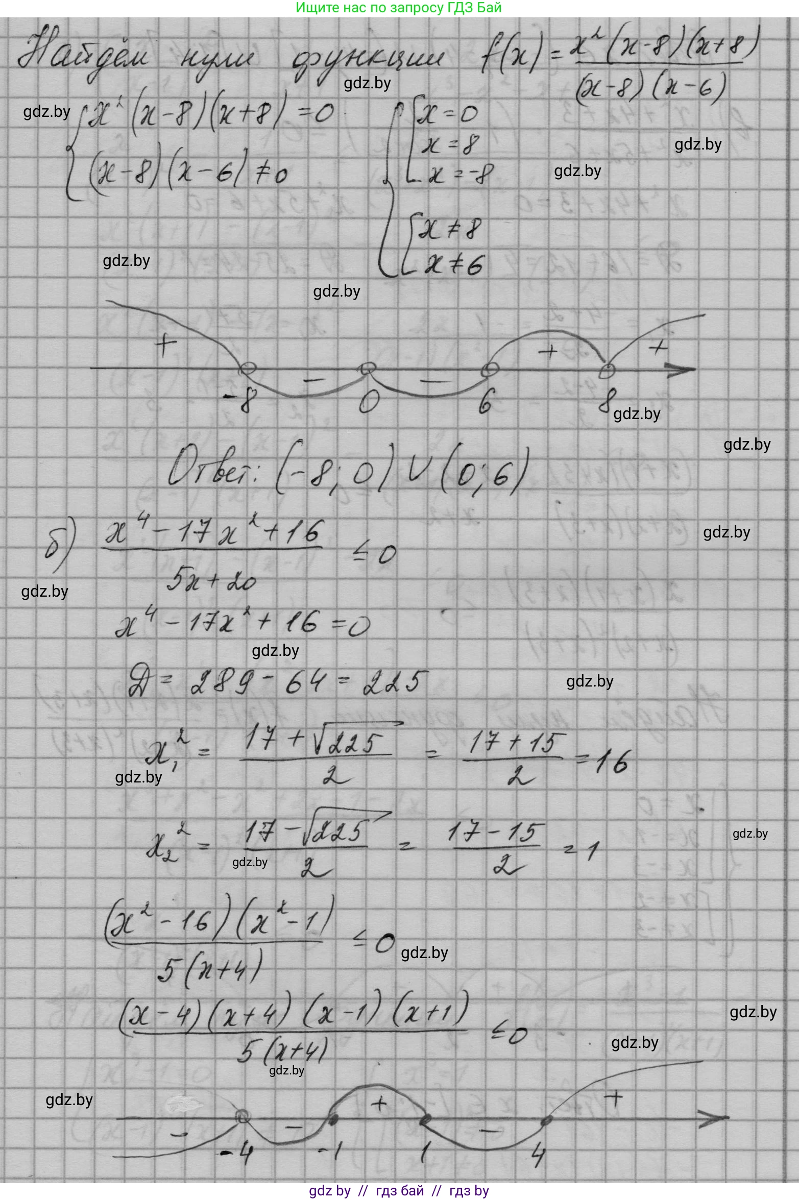 Алгебра, 7-9 класс Сборник задач, авторы: Арефьева Ирина Глебовна, Пирютко Ольга Николаевна, издательство Народная асвета, Минск, 2020, страница 193, номер 38.20, Решение (продолжение 2)