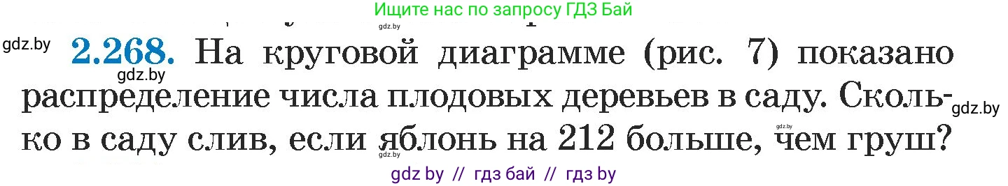 Алгебра, 7 класс Учебник, авторы: Арефьева Ирина Глебовна, Пирютко Ольга Николаевна, издательство Народная асвета, Минск, 2022, зелёного цвета, страница 104, номер 2.268, Условие