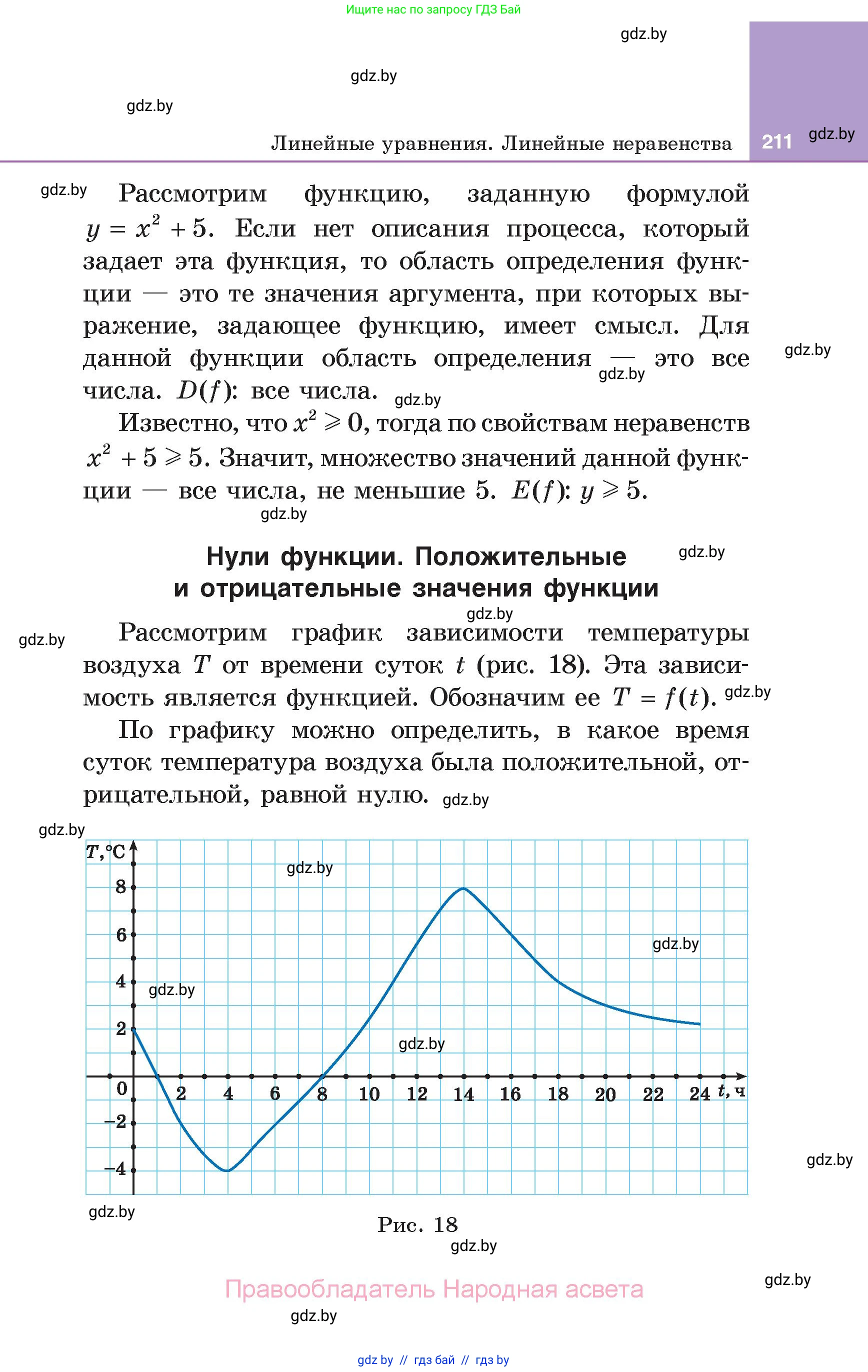Алгебра, 7 класс Учебник, авторы: Арефьева Ирина Глебовна, Пирютко Ольга Николаевна, издательство Народная асвета, Минск, 2022, зелёного цвета, страница 211