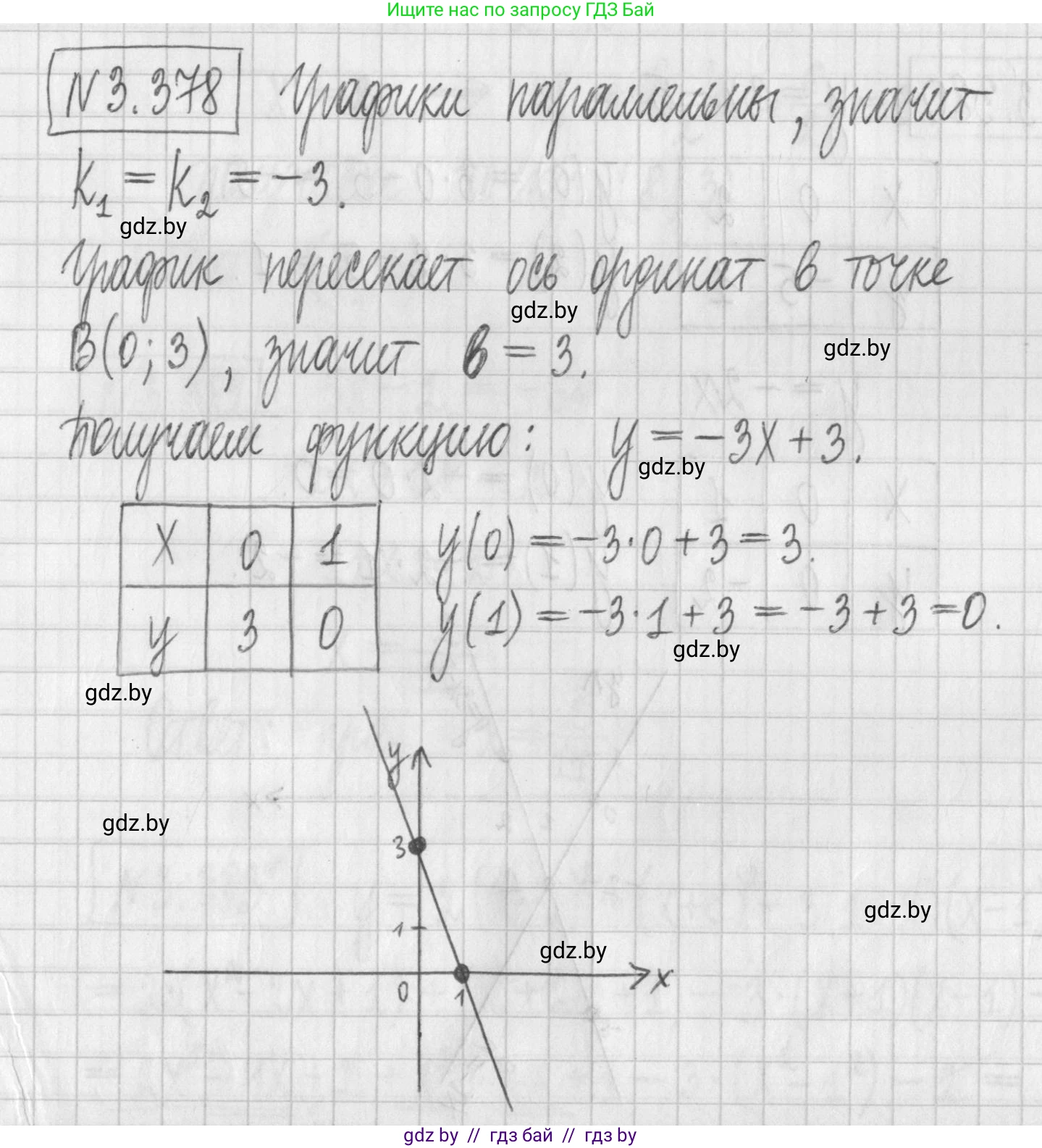 Алгебра, 7 класс Учебник, авторы: Арефьева Ирина Глебовна, Пирютко Ольга Николаевна, издательство Народная асвета, Минск, 2022, зелёного цвета, страница 248, номер 3.378, Решение