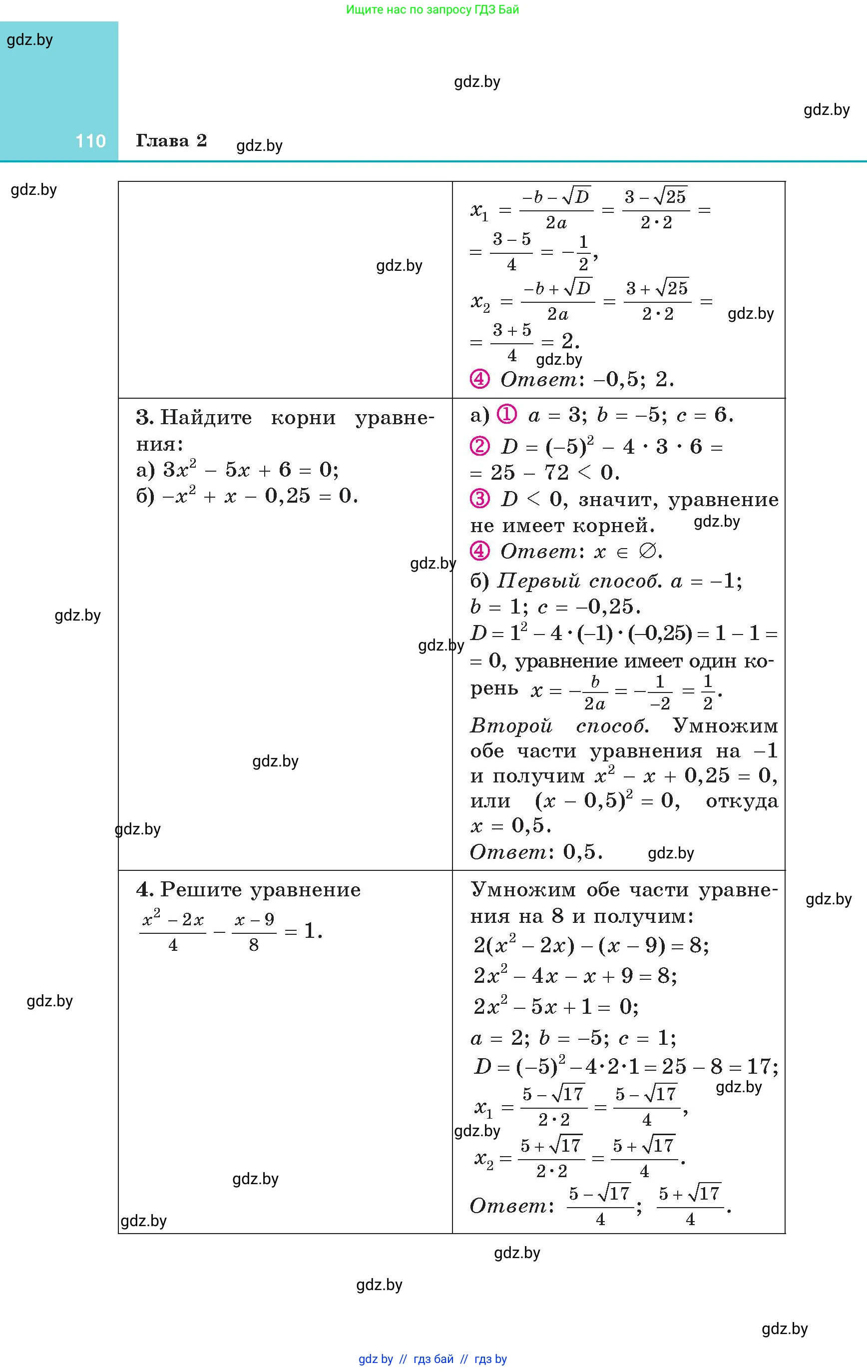 Алгебра, 8 класс Учебник, авторы: Арефьева Ирина Глебовна, Пирютко Ольга Николаевна, издательство Адукацыя i выхаванне, Минск, 2024, бирюзового цвета, страница 110