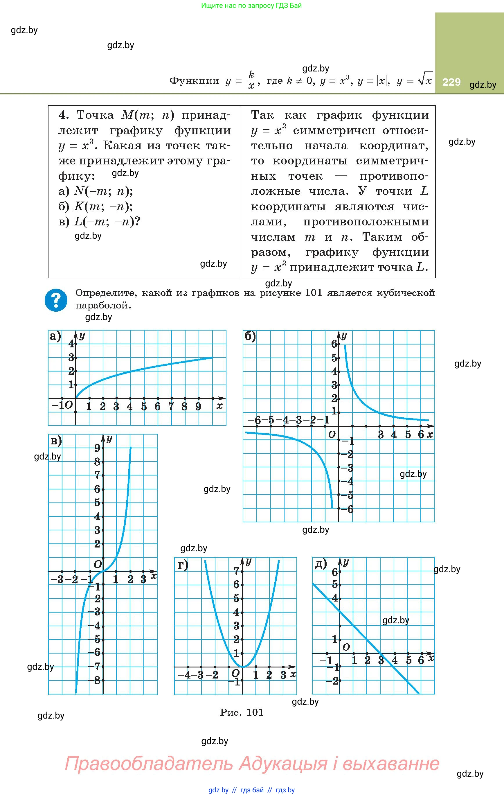 Алгебра, 8 класс Учебник, авторы: Арефьева Ирина Глебовна, Пирютко Ольга Николаевна, издательство Адукацыя i выхаванне, Минск, 2024, бирюзового цвета, страница 229