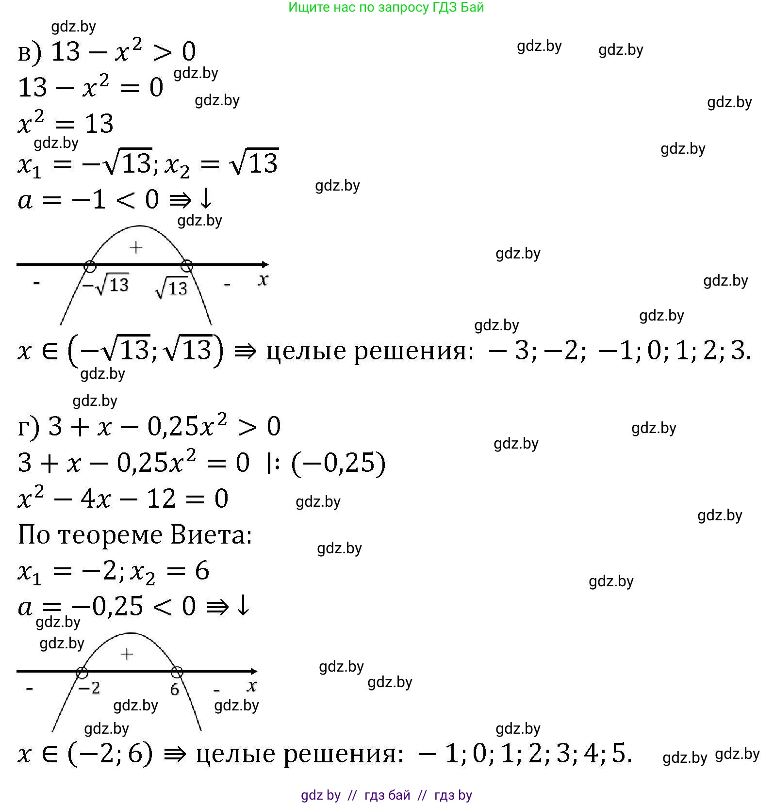 Алгебра, 8 класс Учебник, авторы: Арефьева Ирина Глебовна, Пирютко Ольга Николаевна, издательство Адукацыя i выхаванне, Минск, 2024, бирюзового цвета, страница 196, номер 3.146, Решение (продолжение 2)