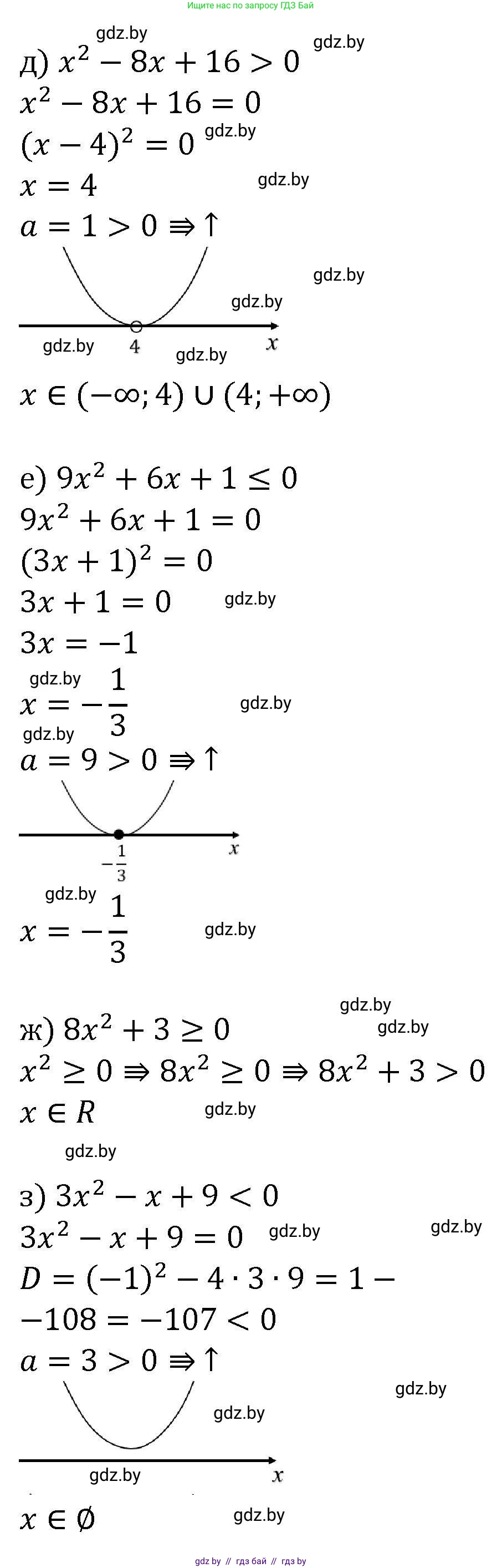Алгебра, 8 класс Учебник, авторы: Арефьева Ирина Глебовна, Пирютко Ольга Николаевна, издательство Адукацыя i выхаванне, Минск, 2024, бирюзового цвета, страница 200, номер 3.171, Решение (продолжение 2)
