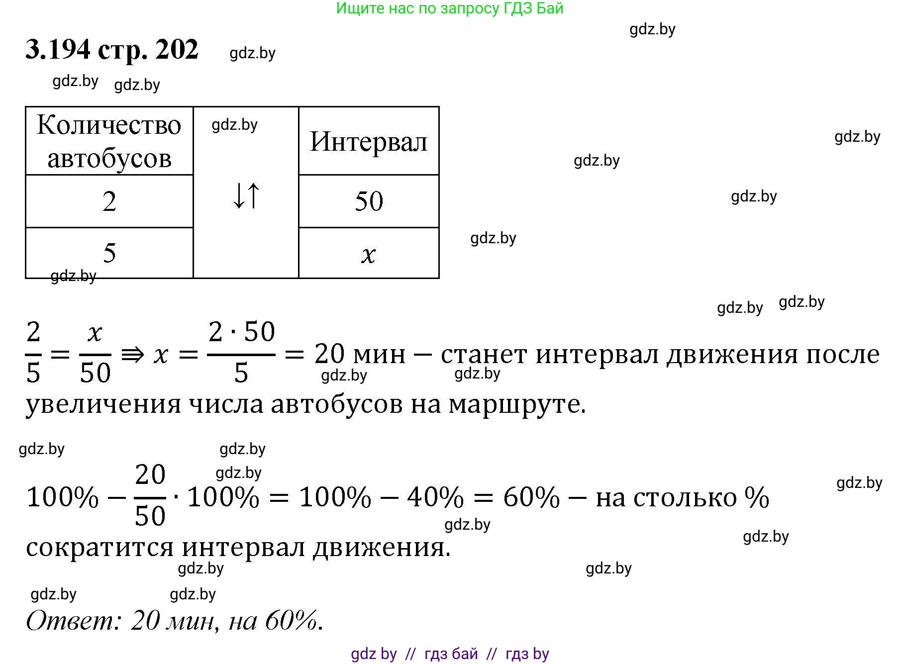 Алгебра, 8 класс Учебник, авторы: Арефьева Ирина Глебовна, Пирютко Ольга Николаевна, издательство Адукацыя i выхаванне, Минск, 2024, бирюзового цвета, страница 202, номер 3.194, Решение