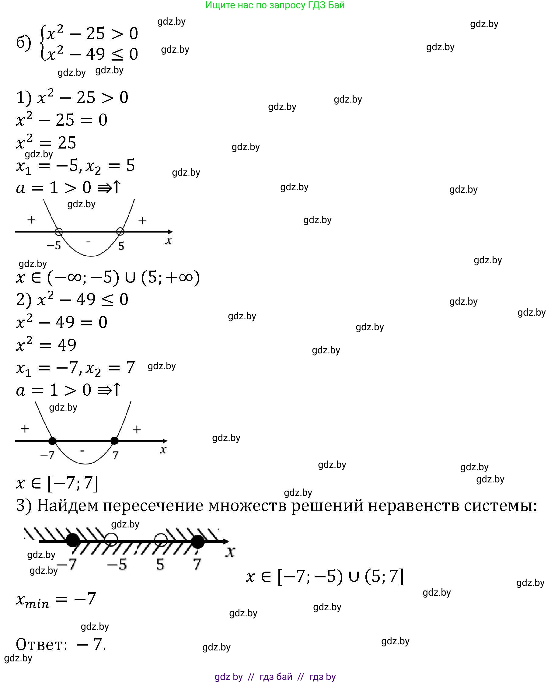 Алгебра, 8 класс Учебник, авторы: Арефьева Ирина Глебовна, Пирютко Ольга Николаевна, издательство Адукацыя i выхаванне, Минск, 2024, бирюзового цвета, страница 207, номер 3.204, Решение (продолжение 2)
